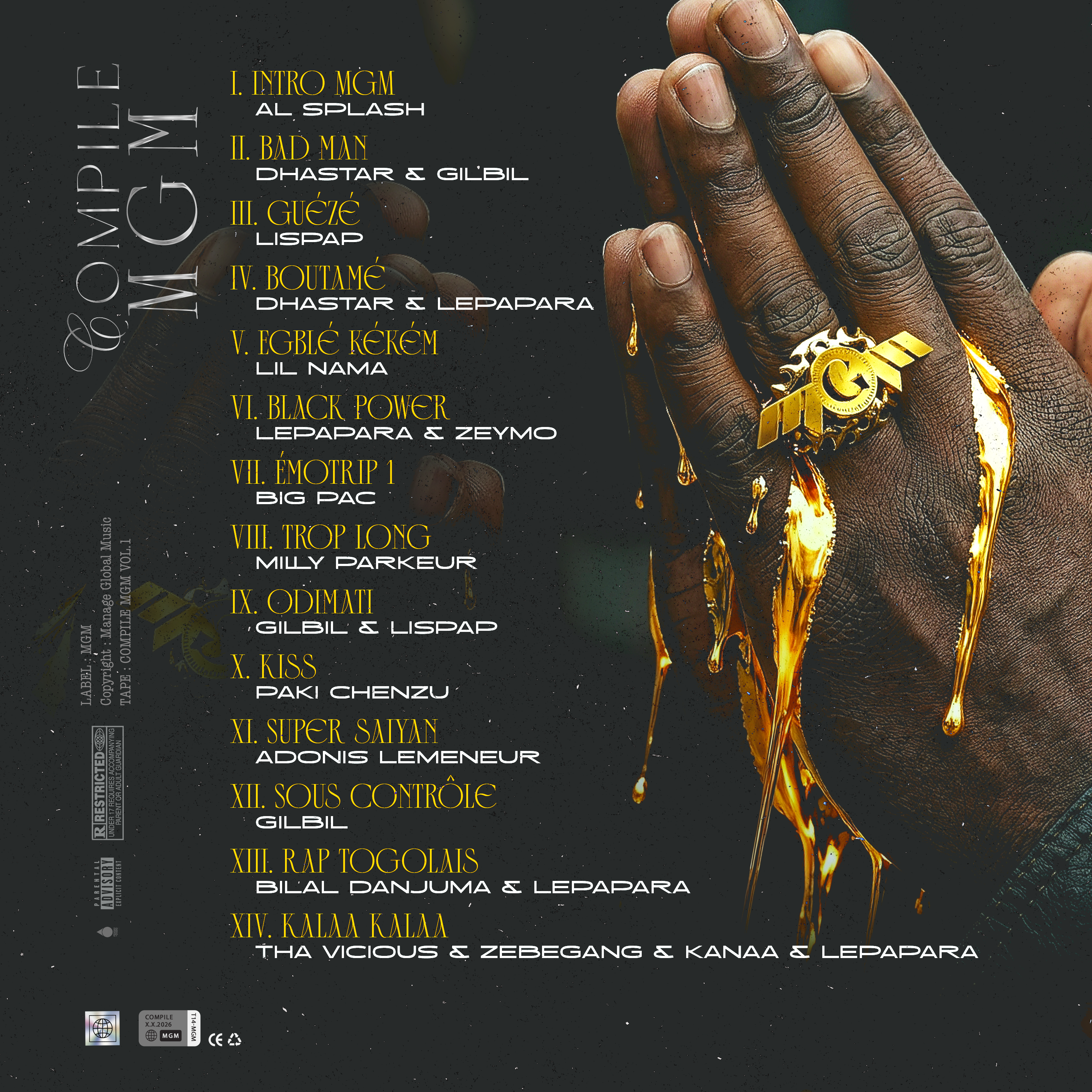 Compile MGM Tracklist